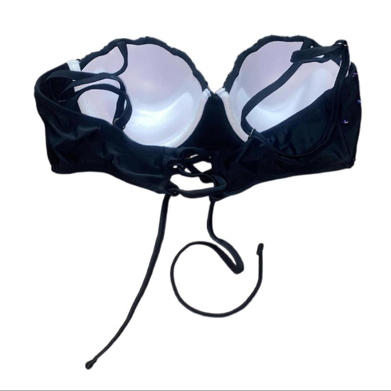 Mermaid Shell Bra In Black Size XL