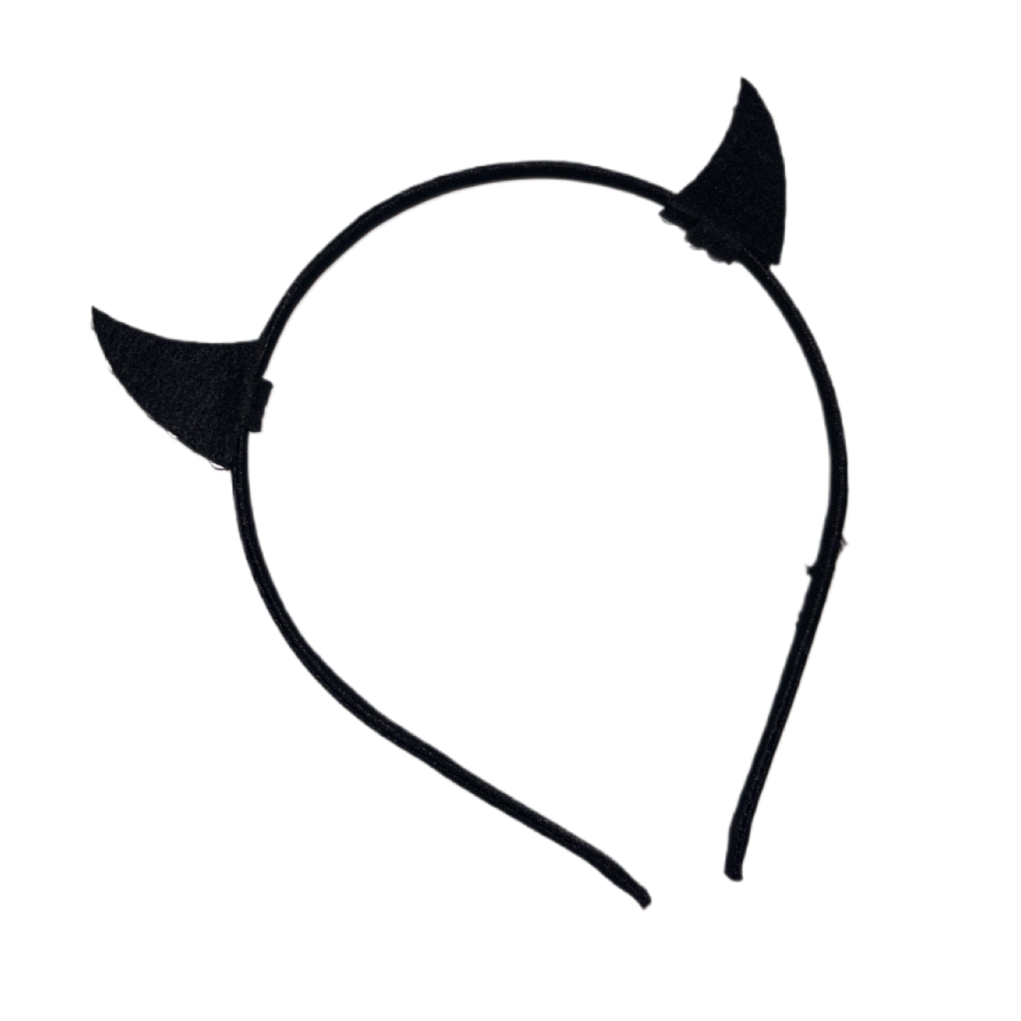 Mini Bling Devil Horn Ears In Crystal AB Iridescent Diamond