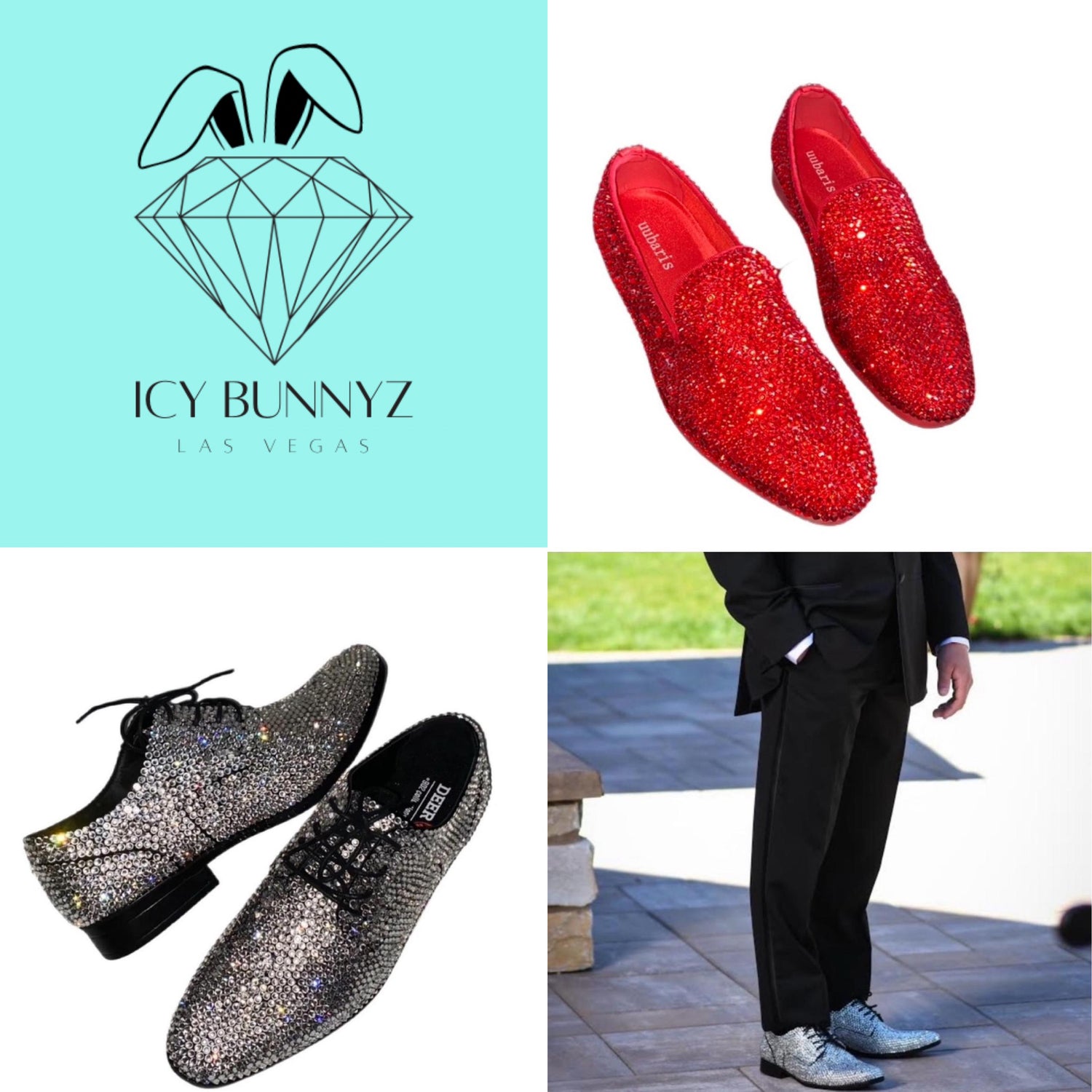 Mens Diamond Shoes