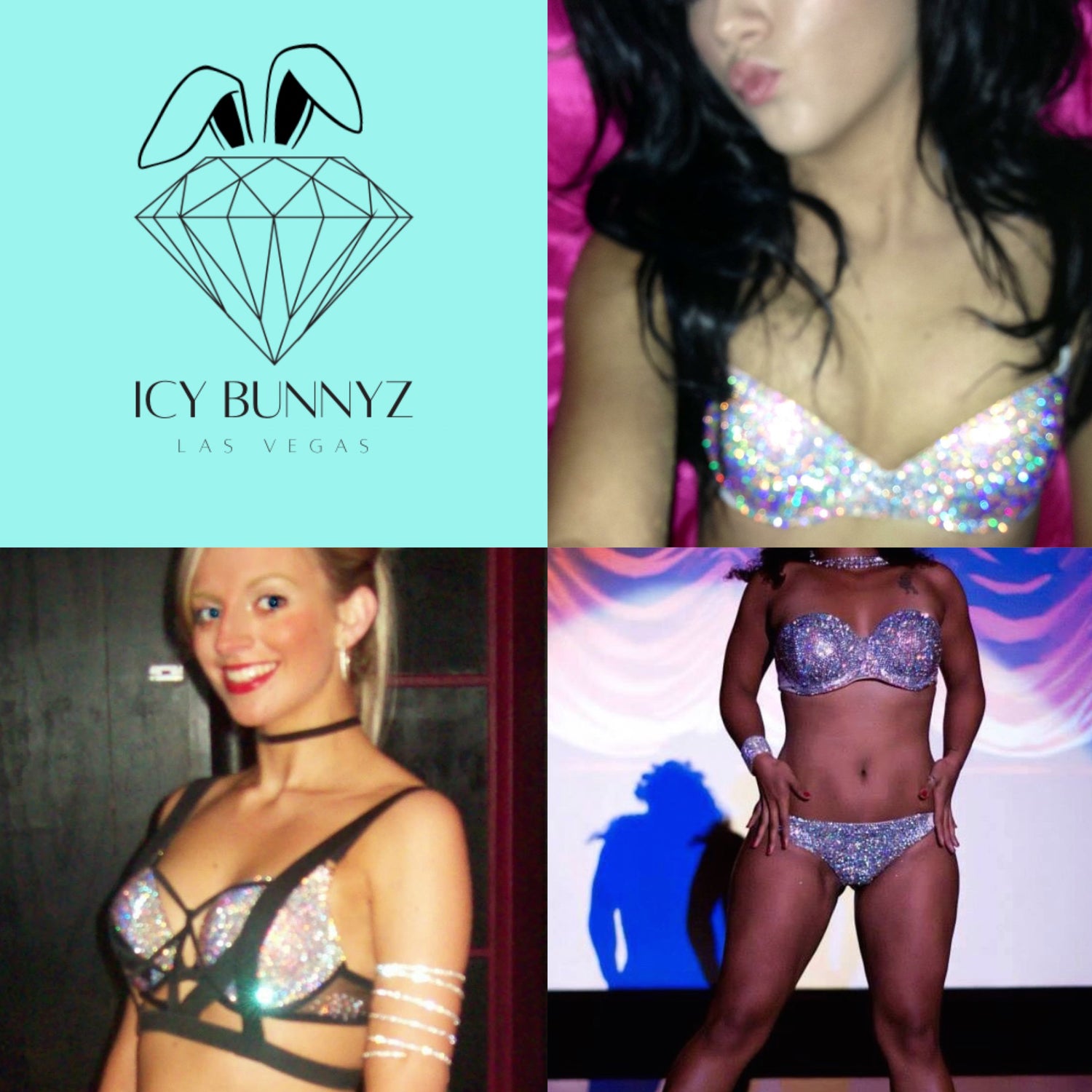 Iridescent Crystal AB Bras|Panties
