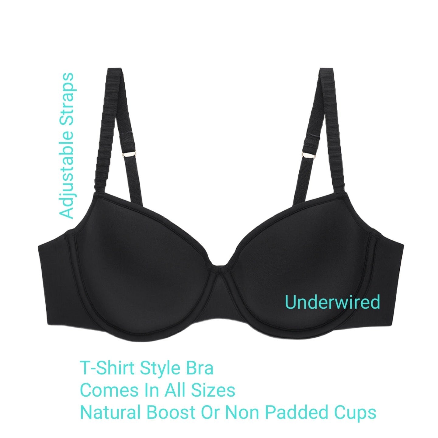 Selena Crystal Strapless Bra In Black