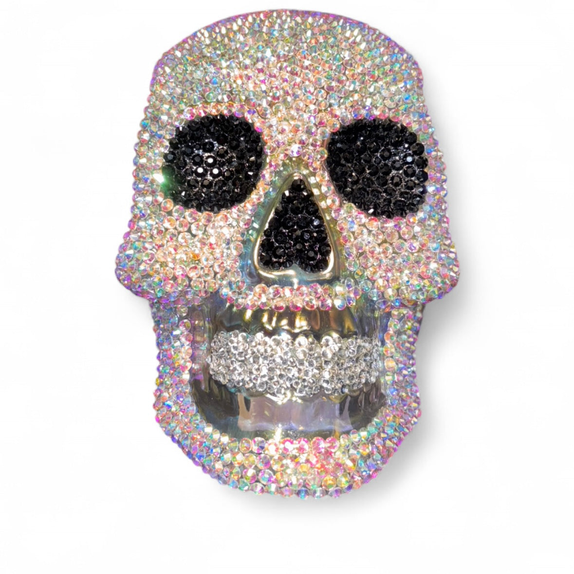 Iridescent Skeleton Skull Head
