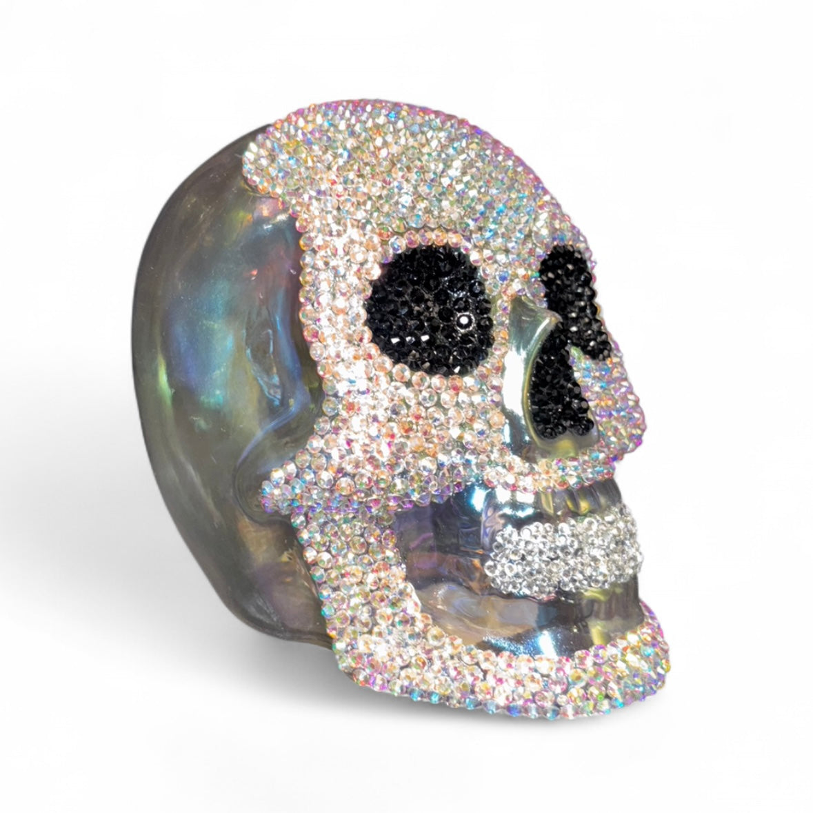 Iridescent Skeleton Skull Head