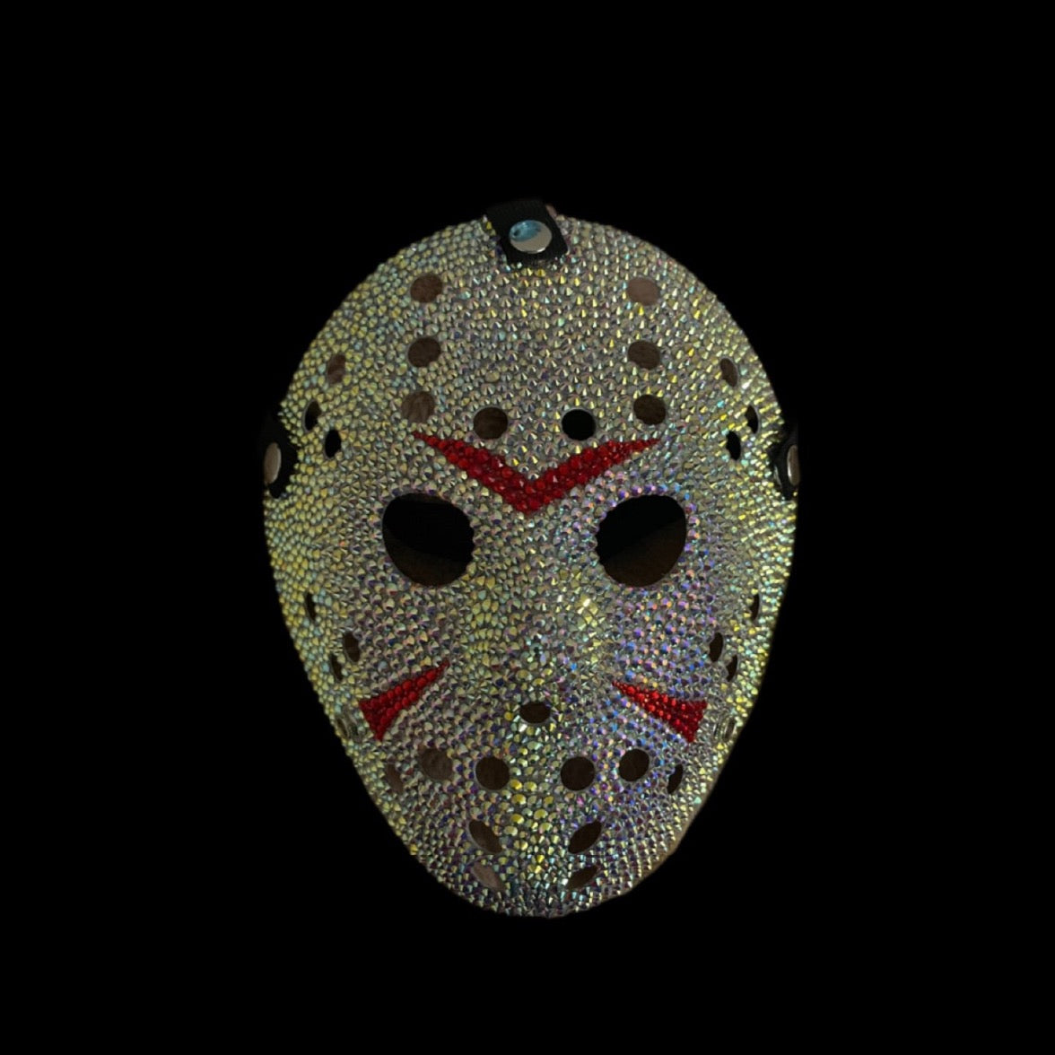 Jason Hockey Mask In Crystal AB Iridescent