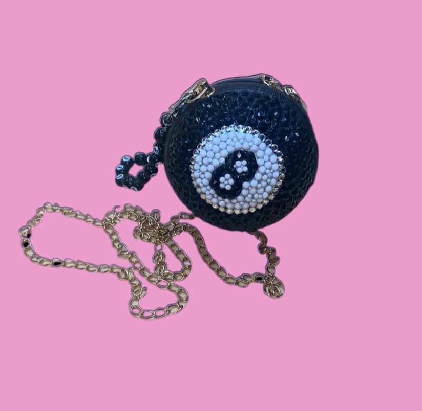 Magic 8 Ball Mini Clutch Bag