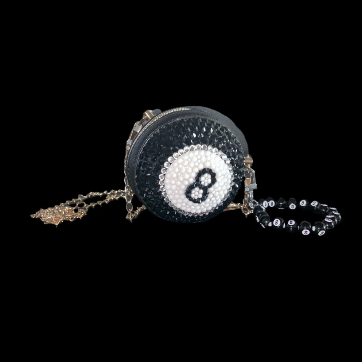 Magic 8 Ball Mini Clutch Bag