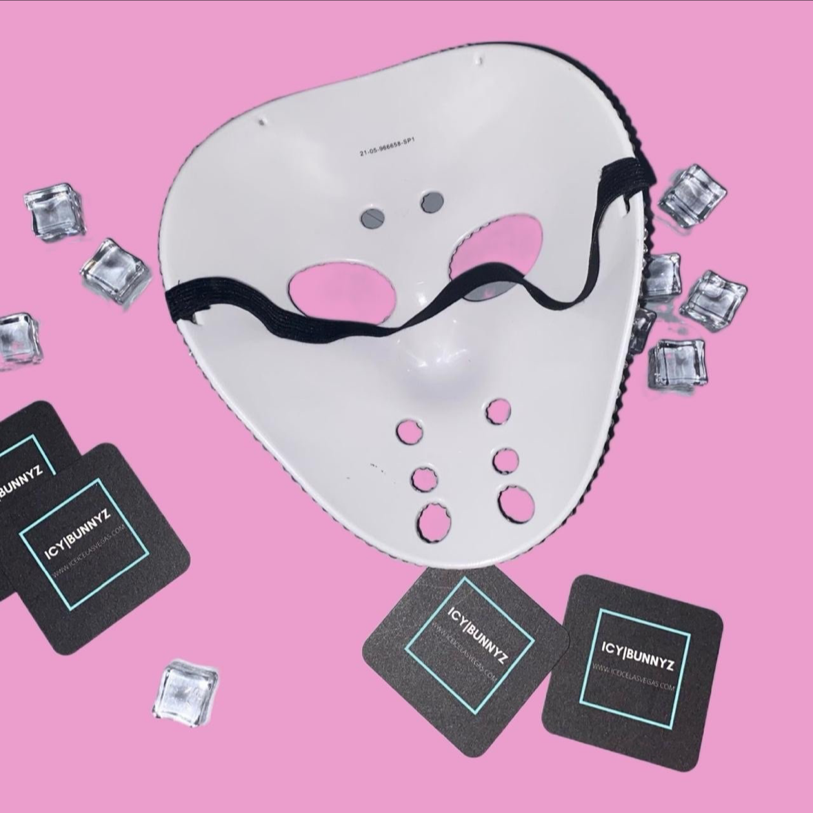 Jason Hockey Mask In Crystal AB Iridescent