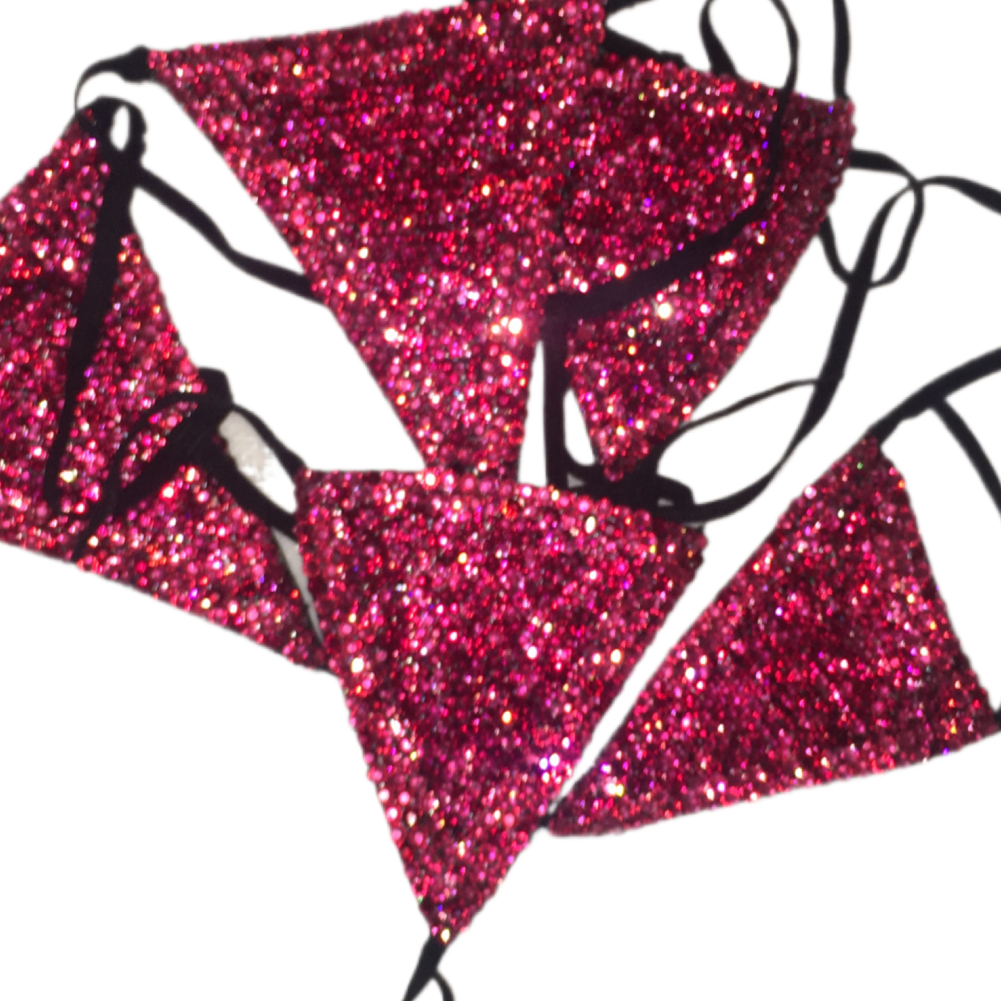 Fuchsia Pink Crystal Rhinestone Pantie