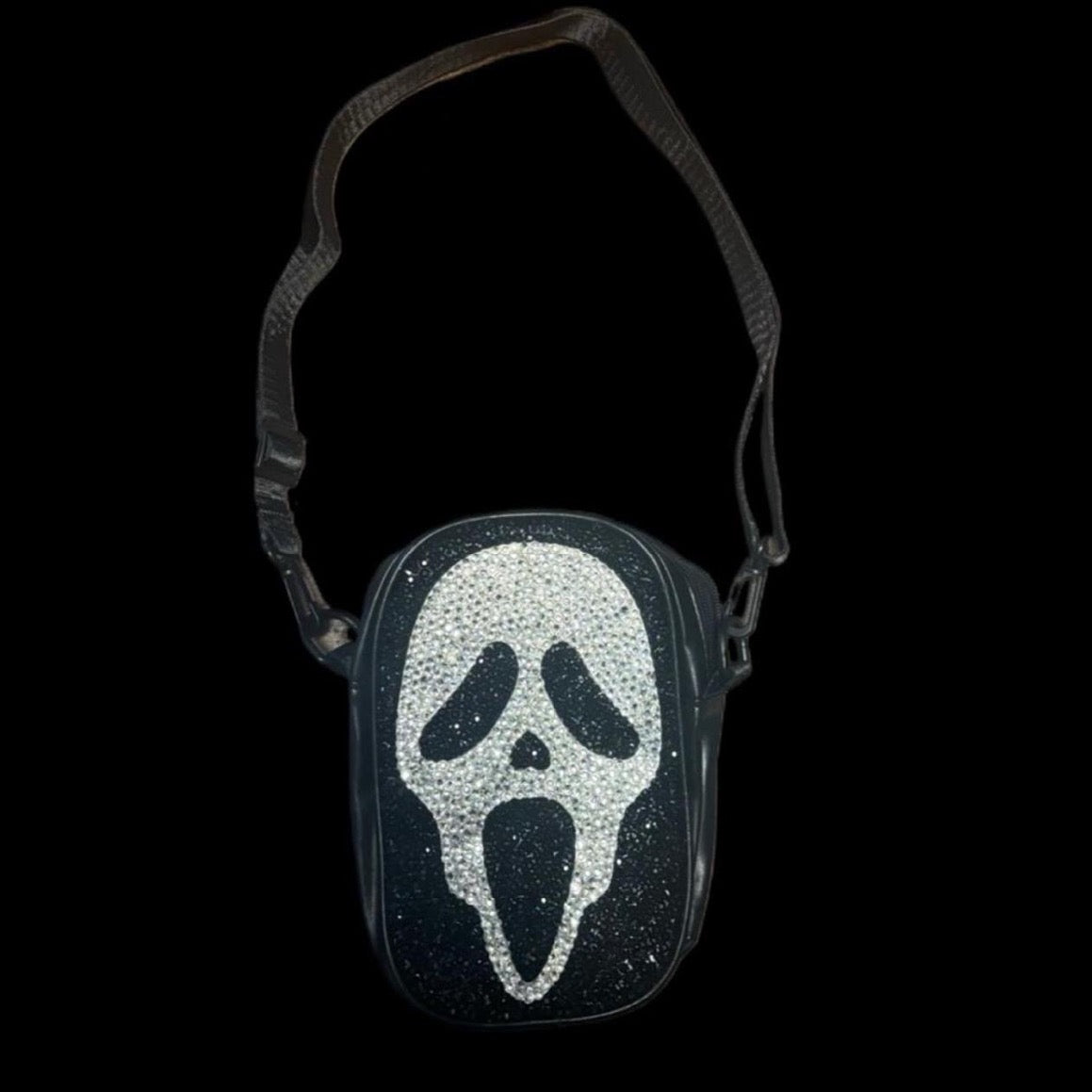 Ghost Face Full Bling Crossbody Bag