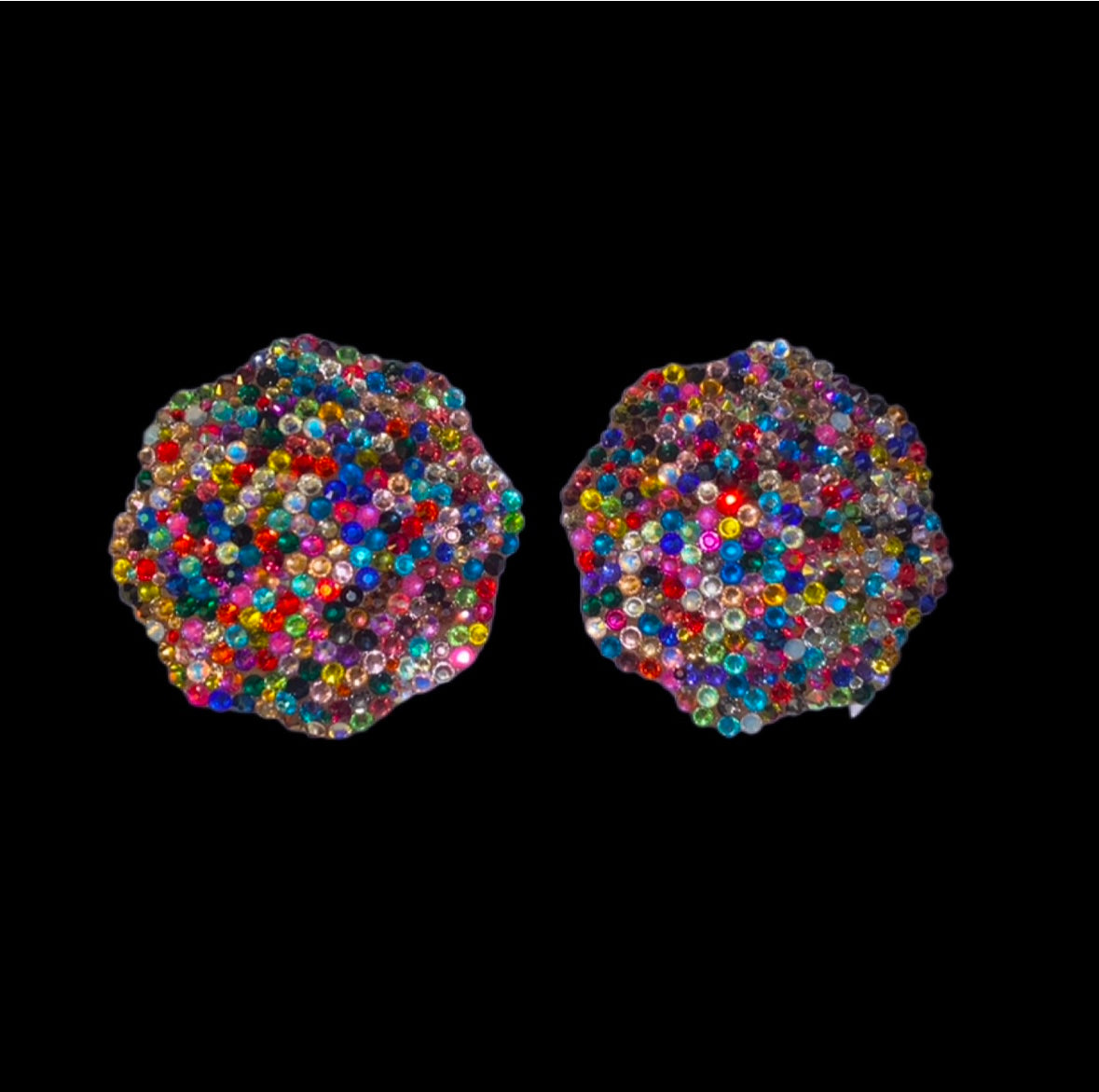 Multi Colour Mix Luxe Crystal Pasties