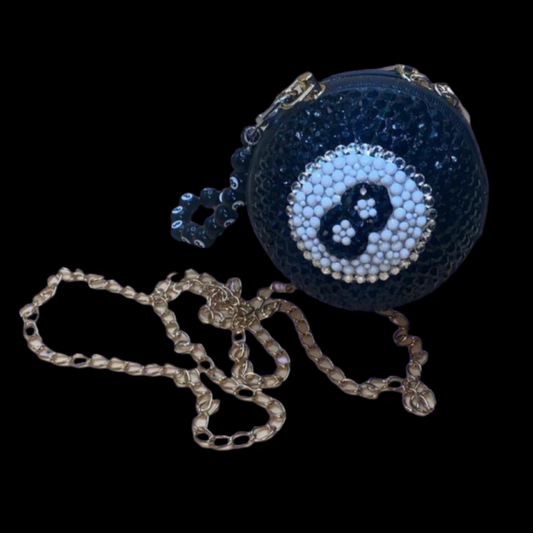 Magic 8 Ball Mini Clutch Bag