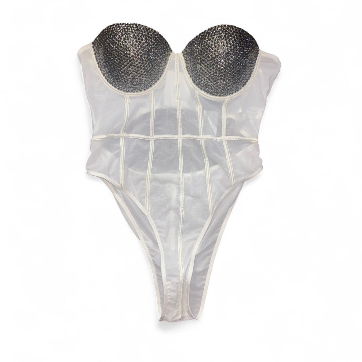 Black Diamond Crystal Rhinestone Corset