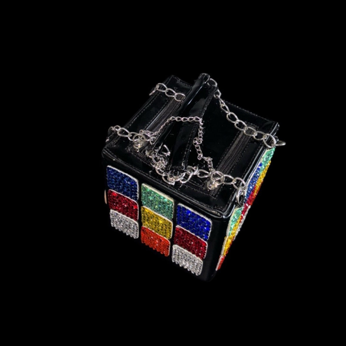 Rubik's Cube Clutch Bag