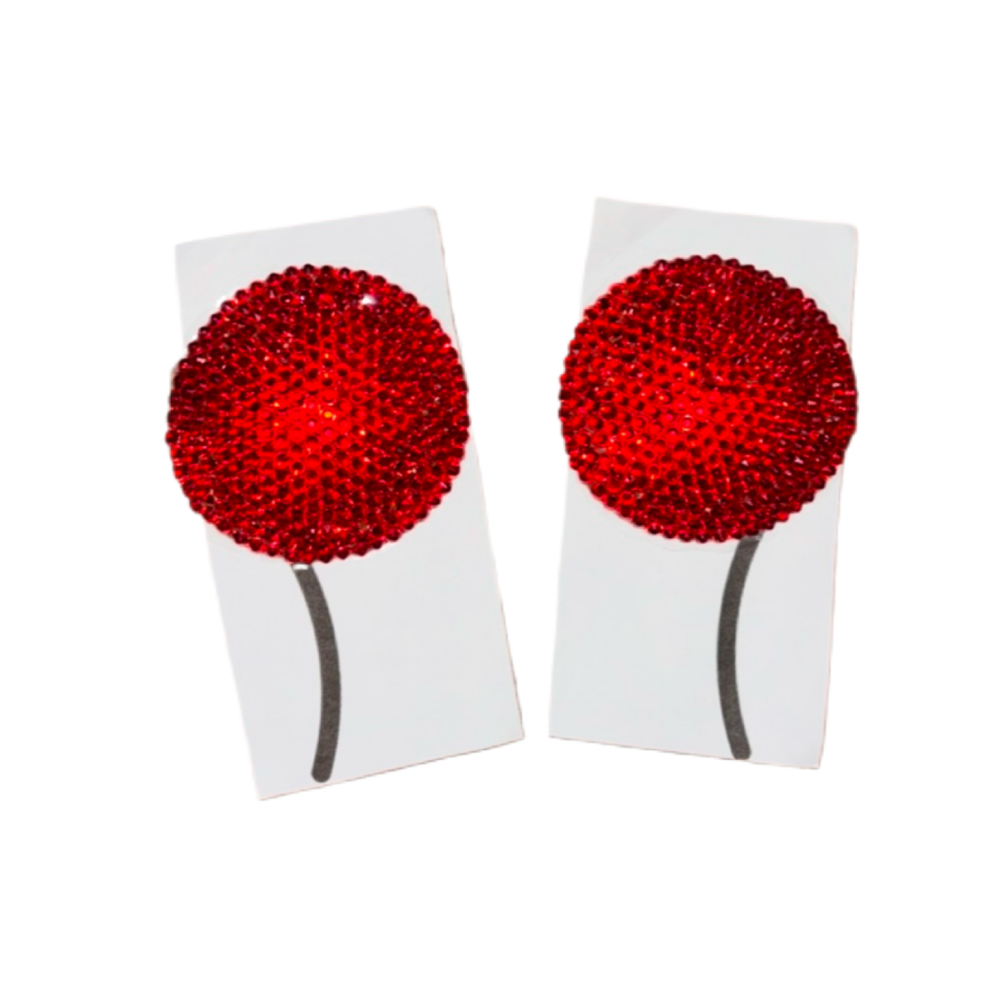 Siam Red Luxe Crystal Pasties