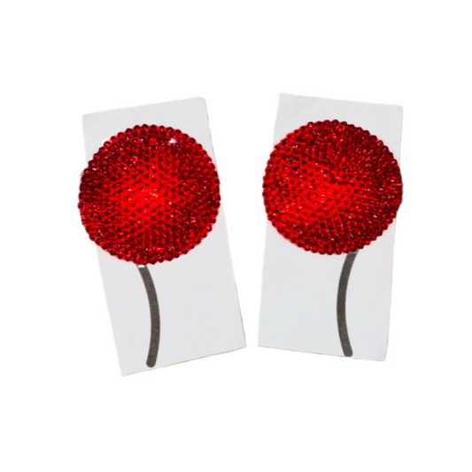 Siam Red Luxe Crystal Pasties