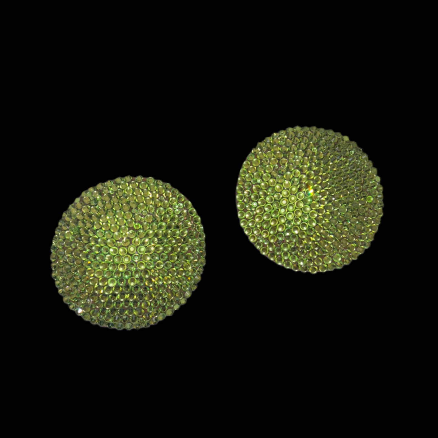 Peridot Green Luxe Crystal Pasties