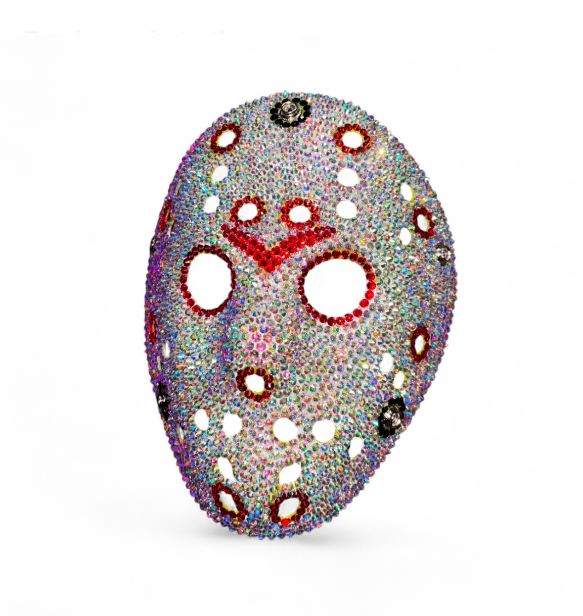 Jason Hockey Mask In Crystal AB Iridescent