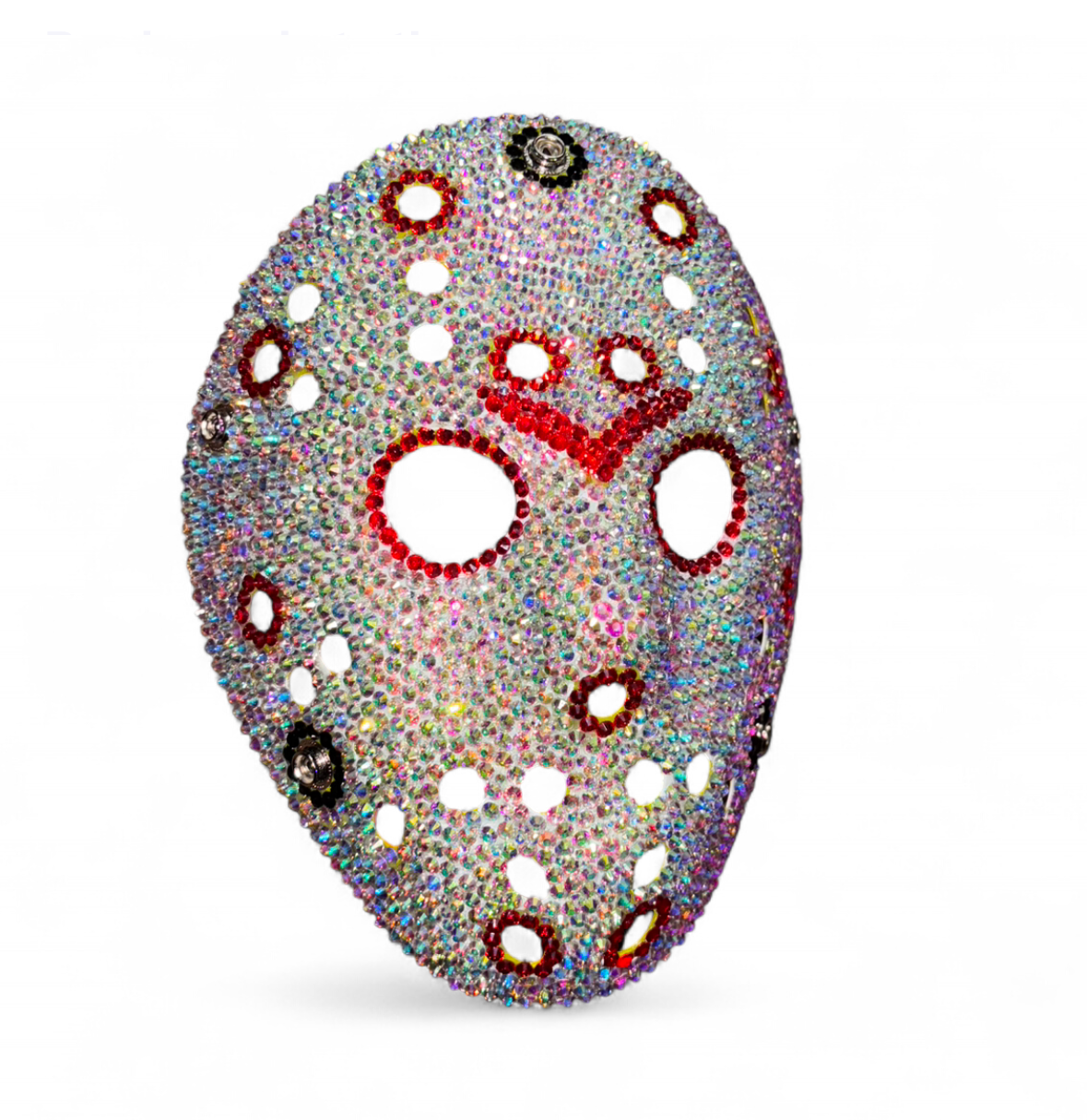 Jason Hockey Mask In Crystal AB Iridescent