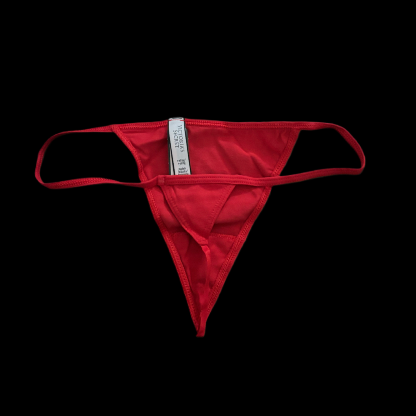 Leopard Print Luxe Crystal Diamond Red Pantie Size Extra Large