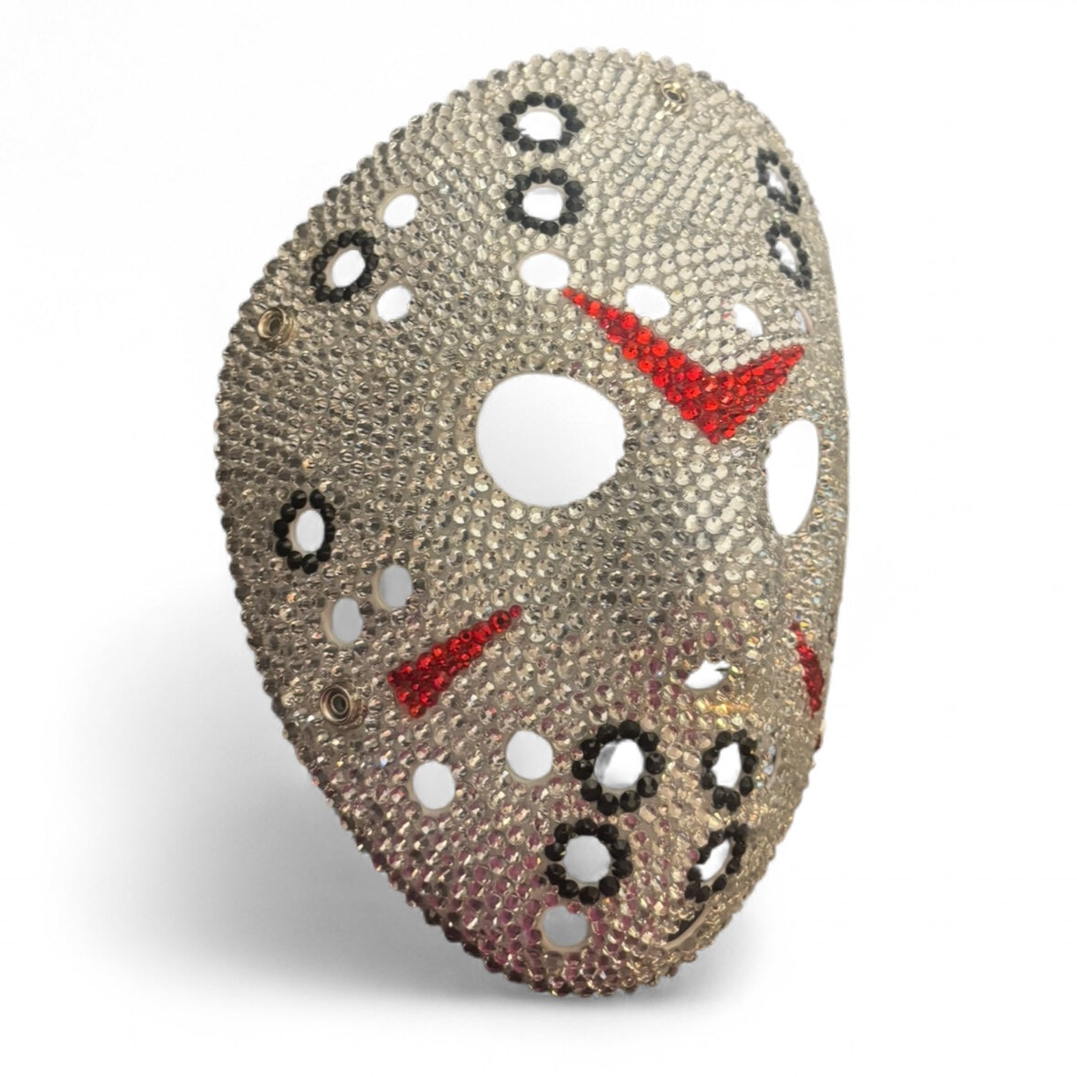 Jason Hockey Mask In Luxe Crystal Diamond