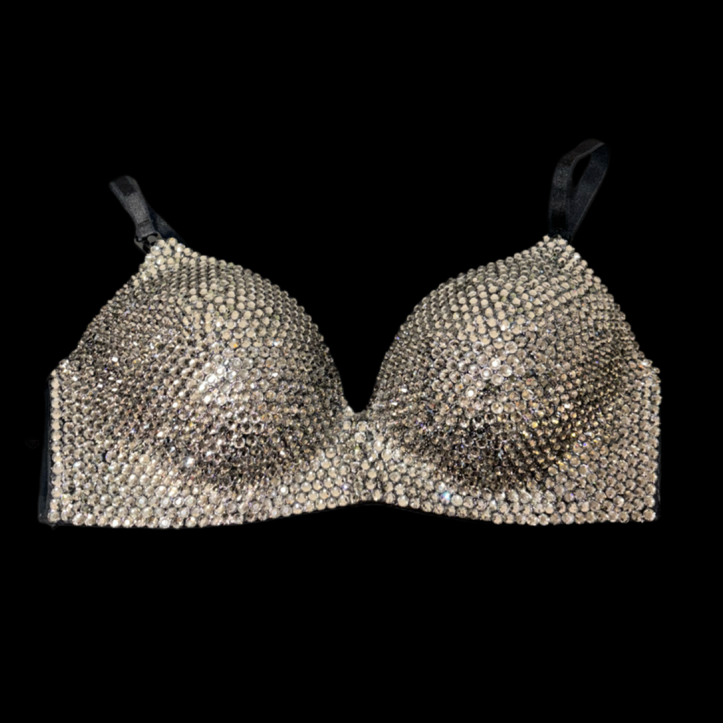 Black Diamond Wireless Bra In Black