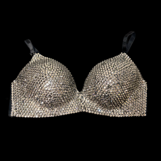 Black Diamond Wireless Bra In Black