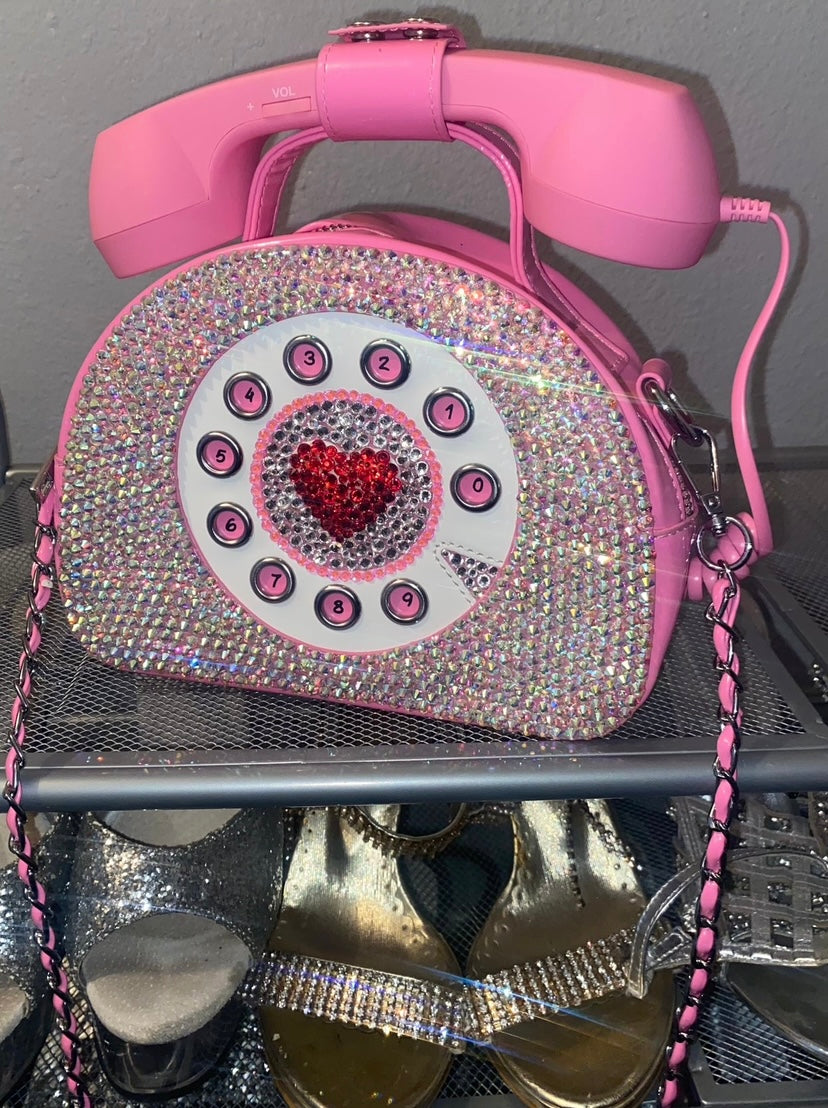 Telephone Clutch Crossbody Bag