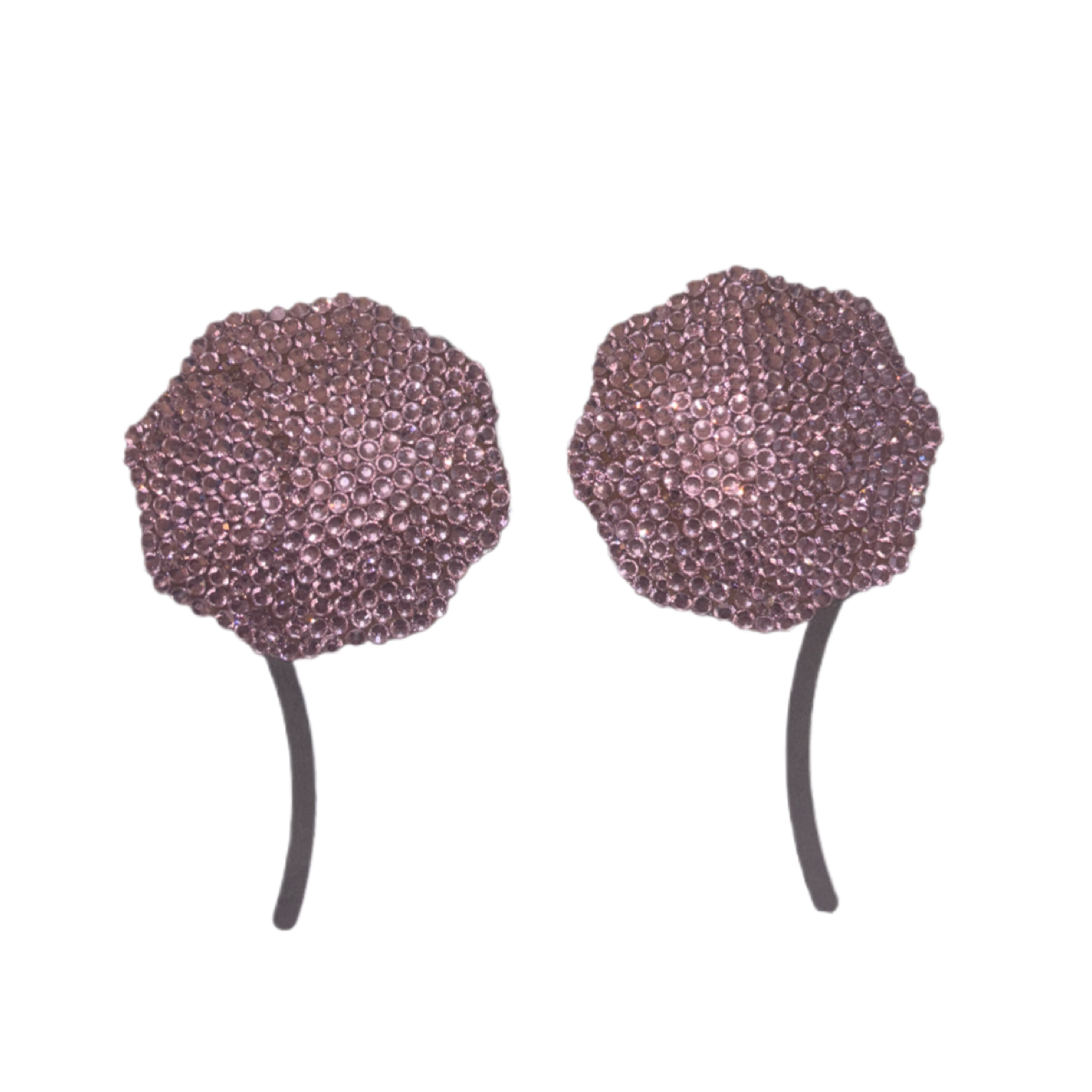 Light Rose Pink Diamond Luxe Crystal Pasties