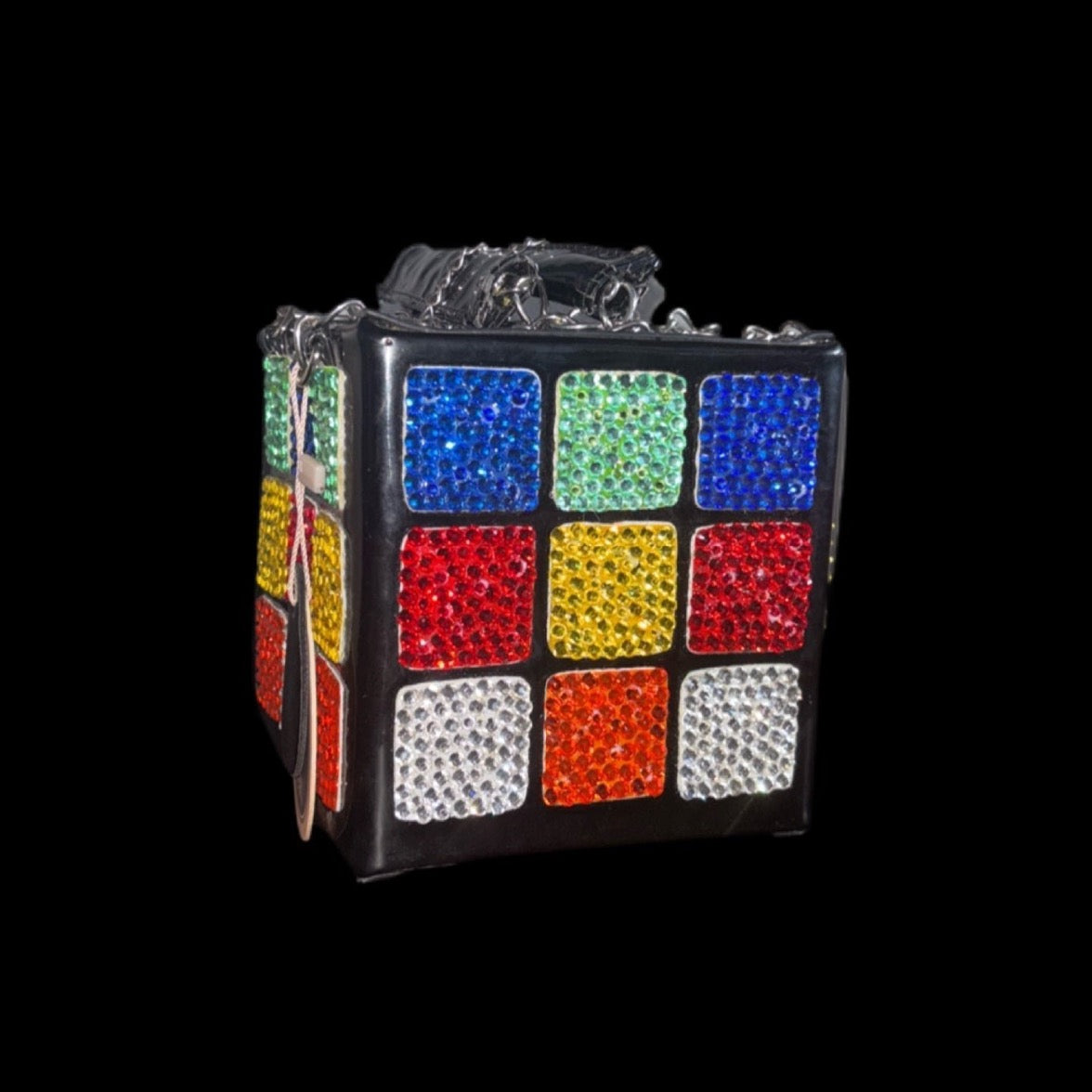 Rubik's Cube Clutch Bag