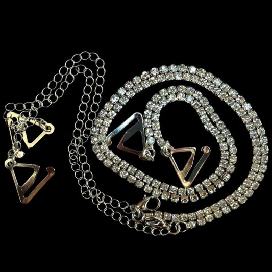 Double Crystal Bar Straps