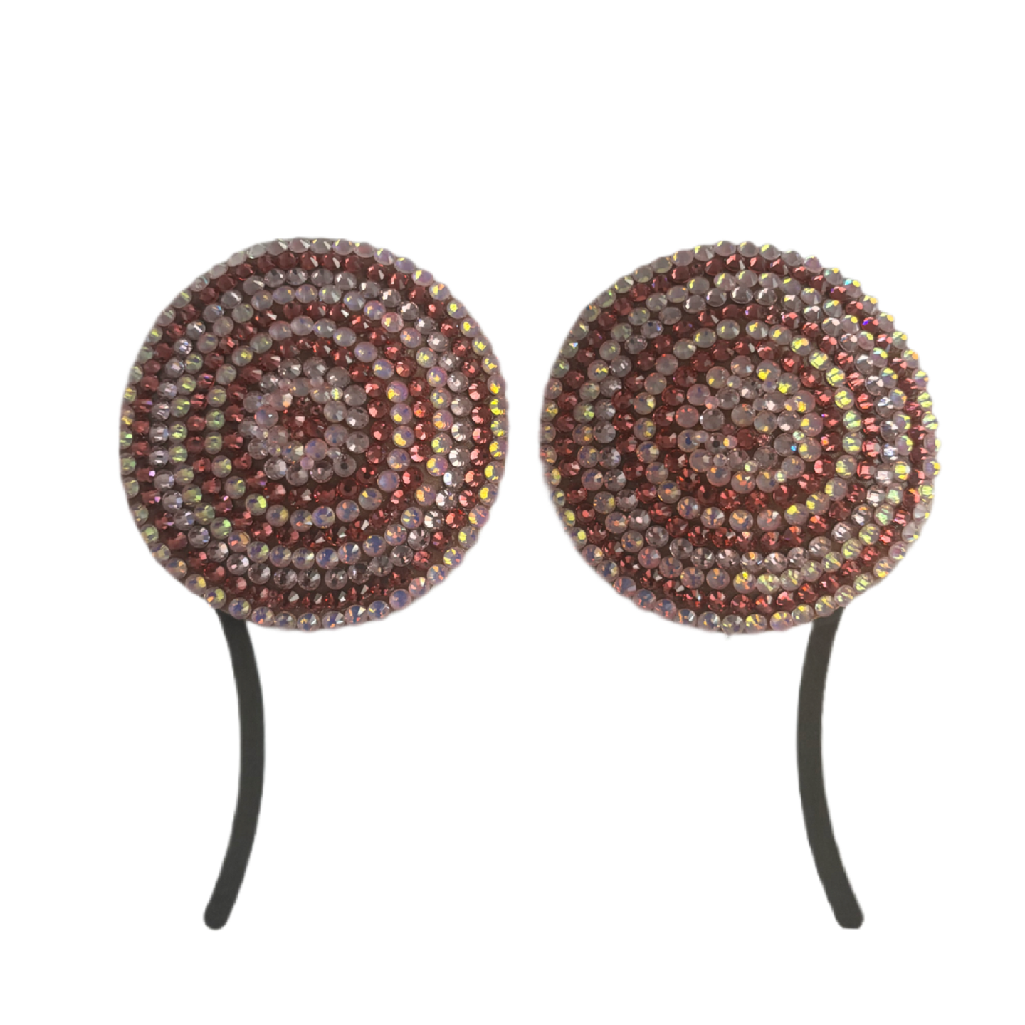 Gold Mix Circles Luxe Crystal Pasties