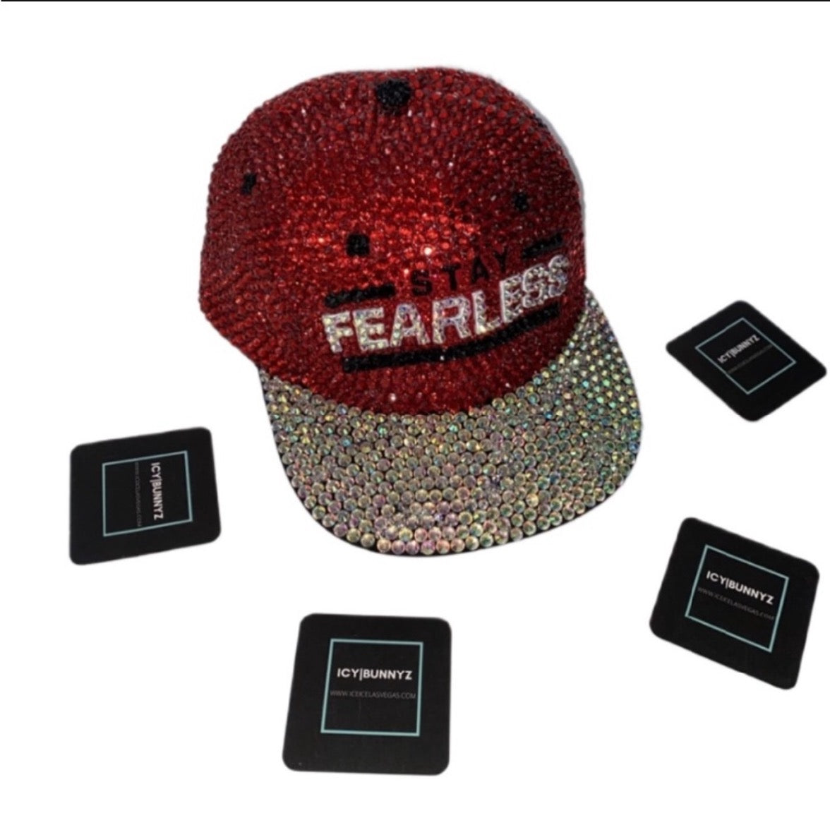 Nikki Bella Stay Fearless Full Rhinestone Hat