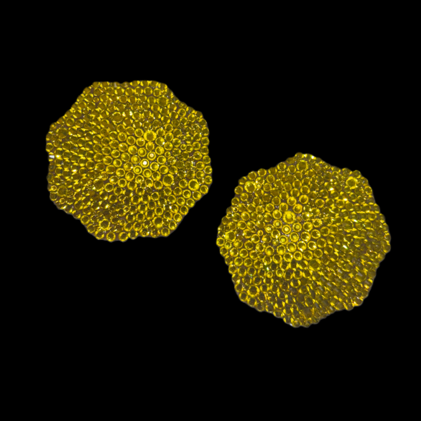Yellow Diamonds Luxe Crystal Pasties