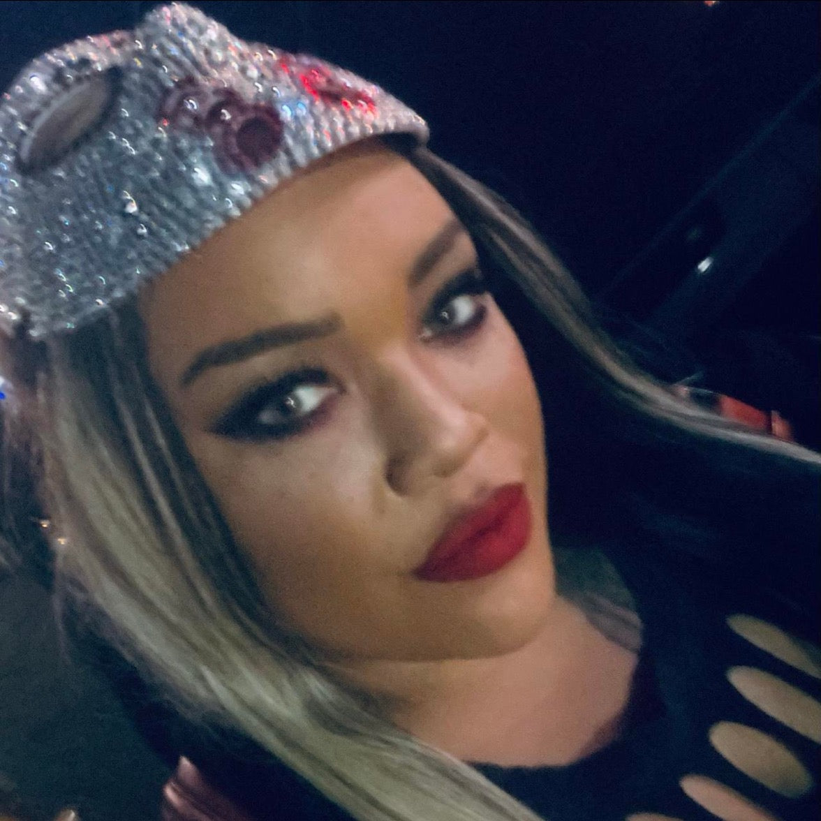 Jason Hockey Mask In Luxe Crystal Diamond