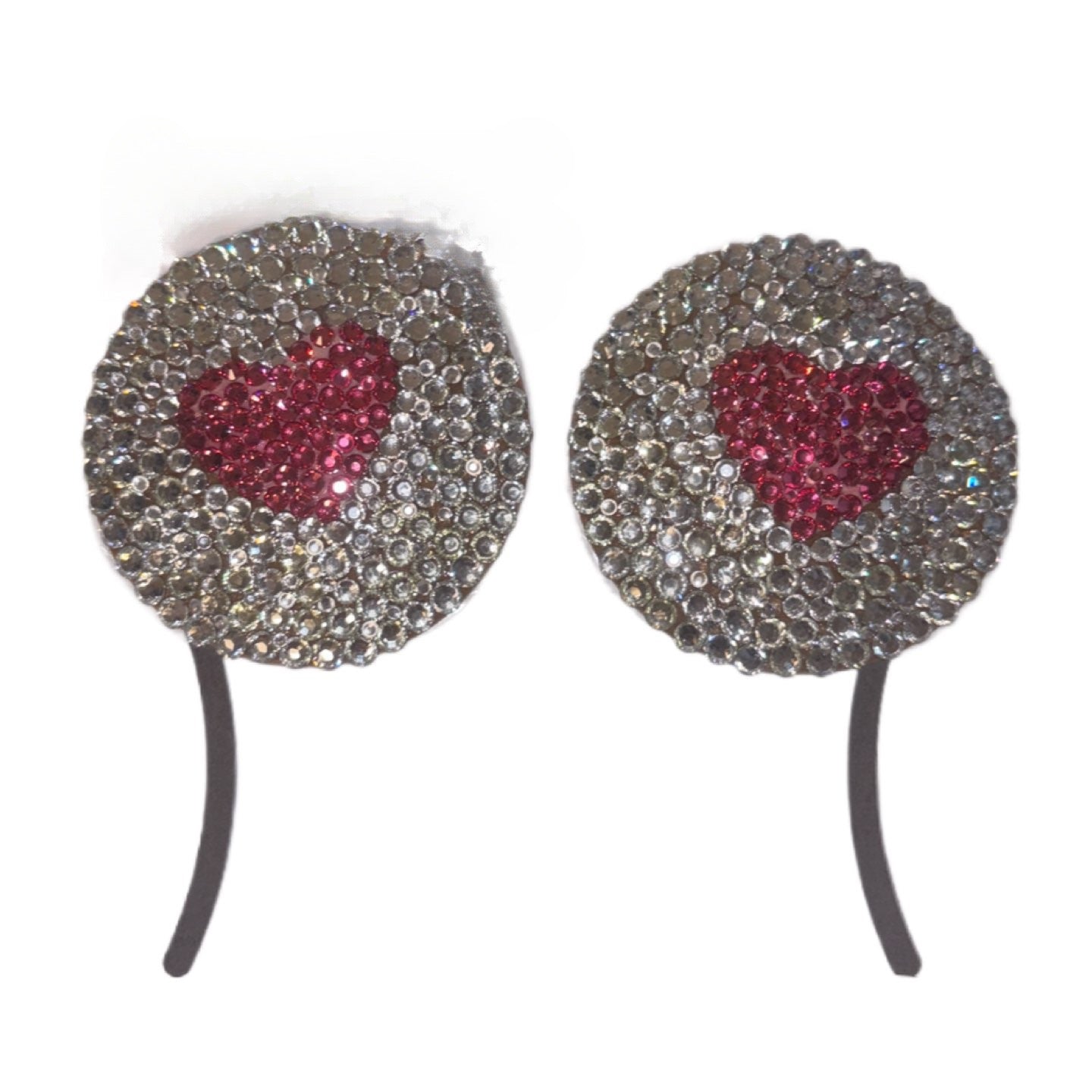 Rose Pink Hearts & Luxe Crystal Pasties