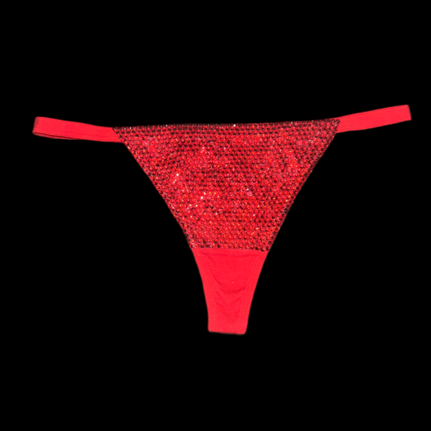Red Crystal Rhinestone Red Pantie