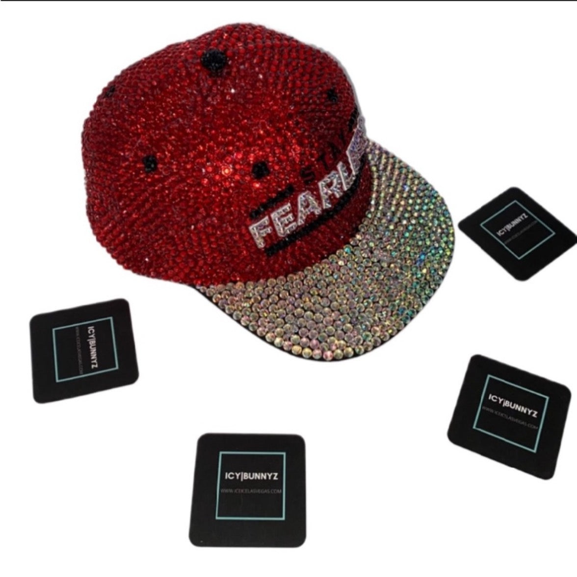 Nikki Bella Stay Fearless Full Rhinestone Hat