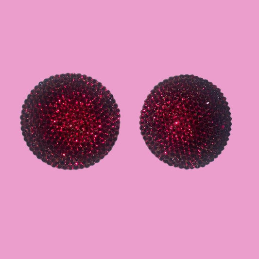 Garnet Red Luxe Crystal Pasties
