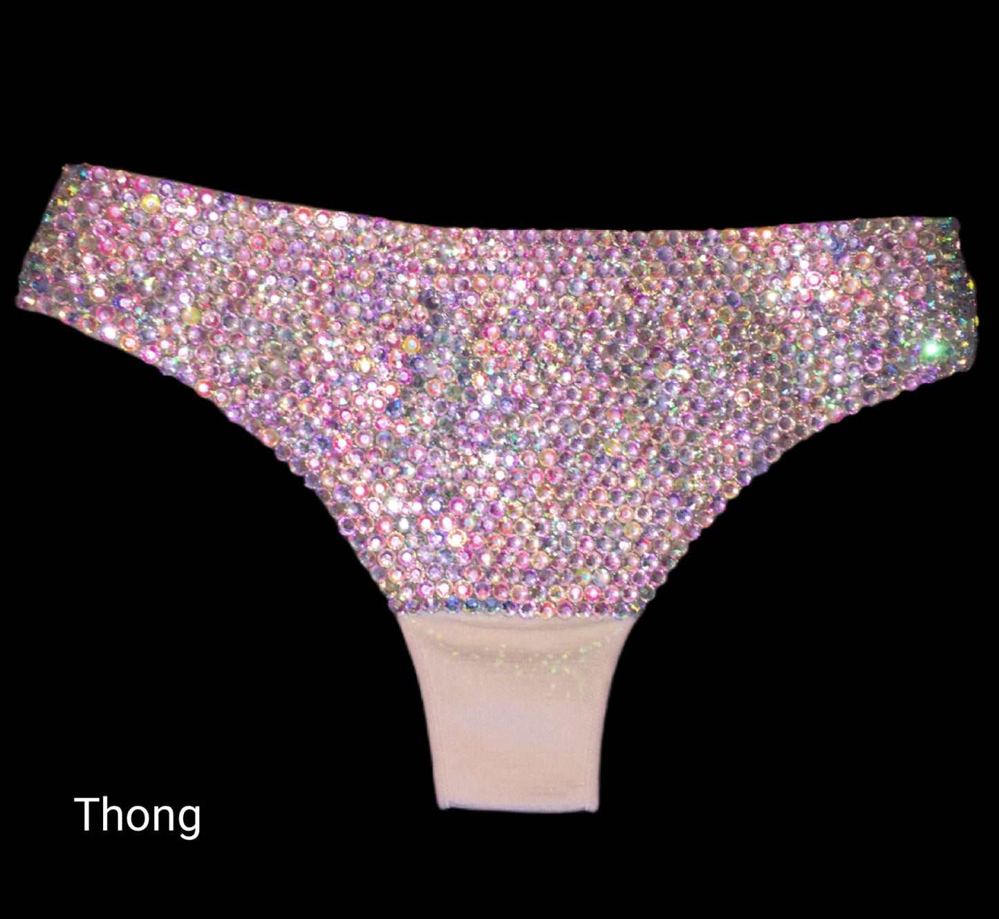 Crystal AB Rhinestone Pantie