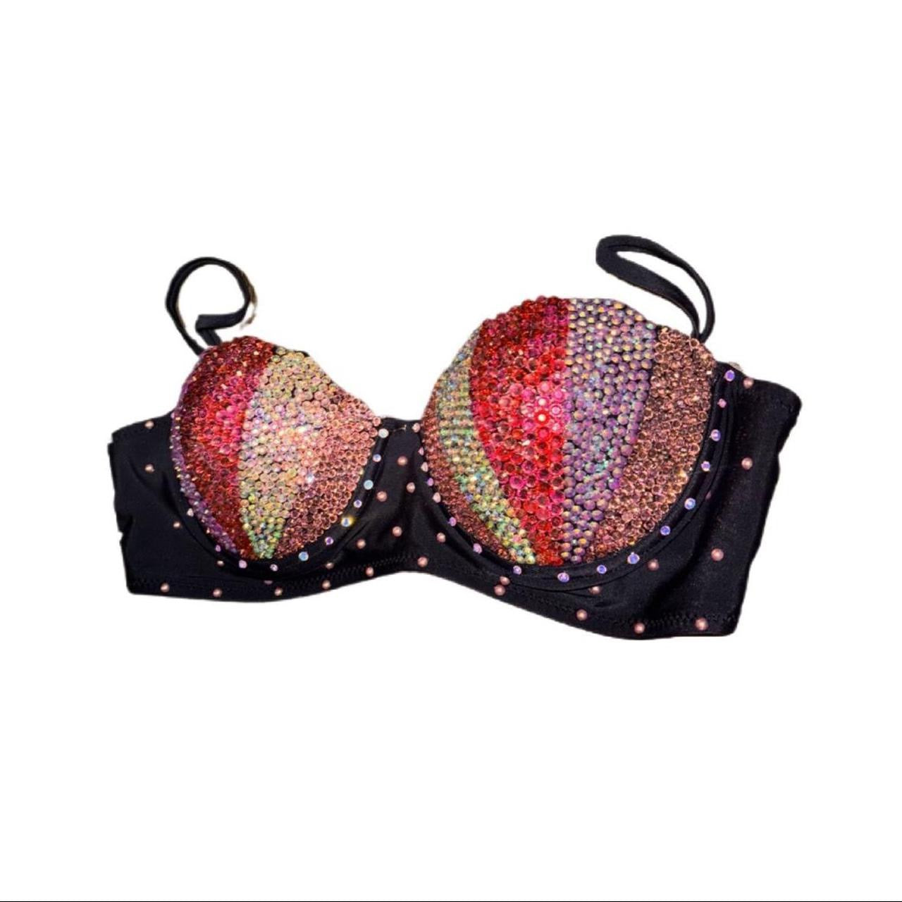 Mermaid Shell Bra In Pink Size M