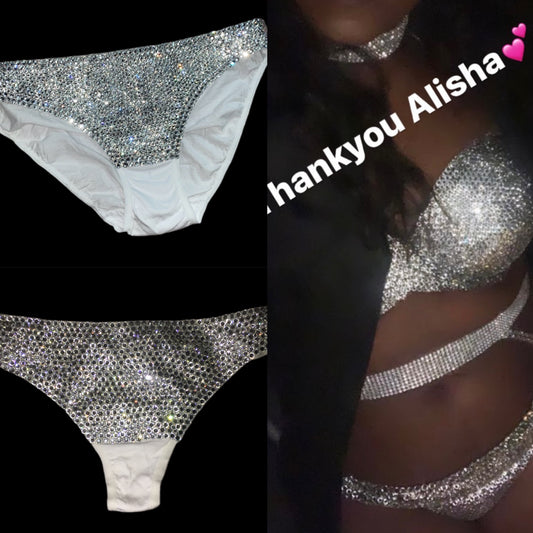 Crystal Diamond Rhinestone Pantie