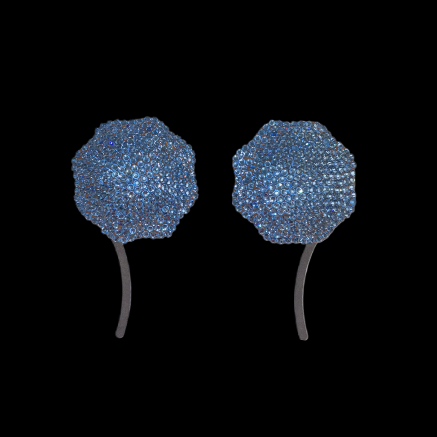 Light Sapphire Blue Luxe Crystal Pasties