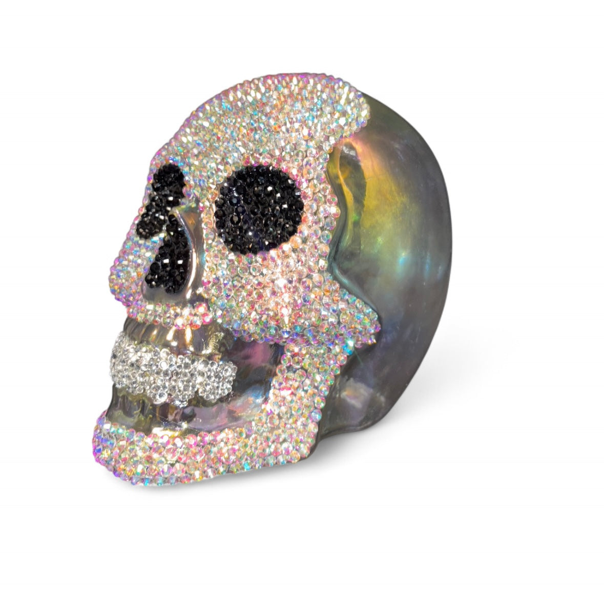 Iridescent Skeleton Skull Head