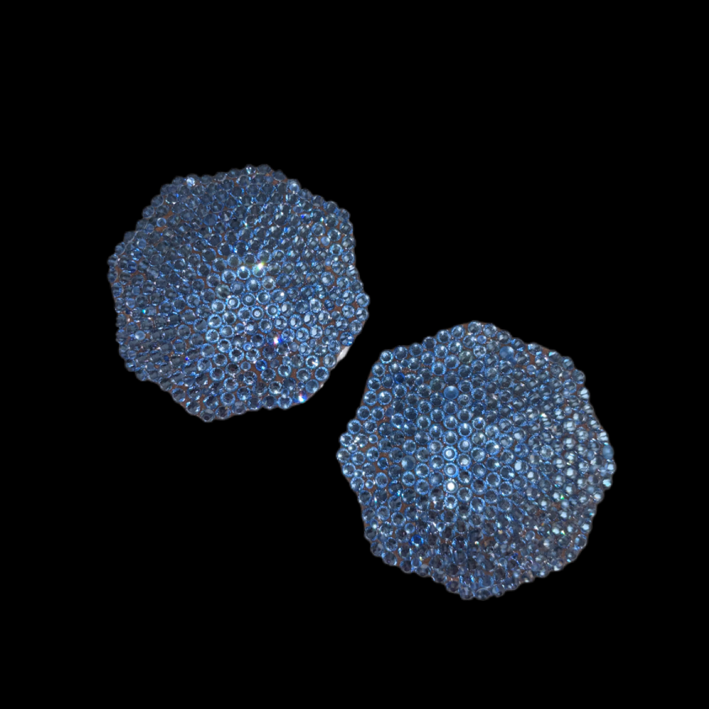 Light Sapphire Blue Luxe Crystal Pasties