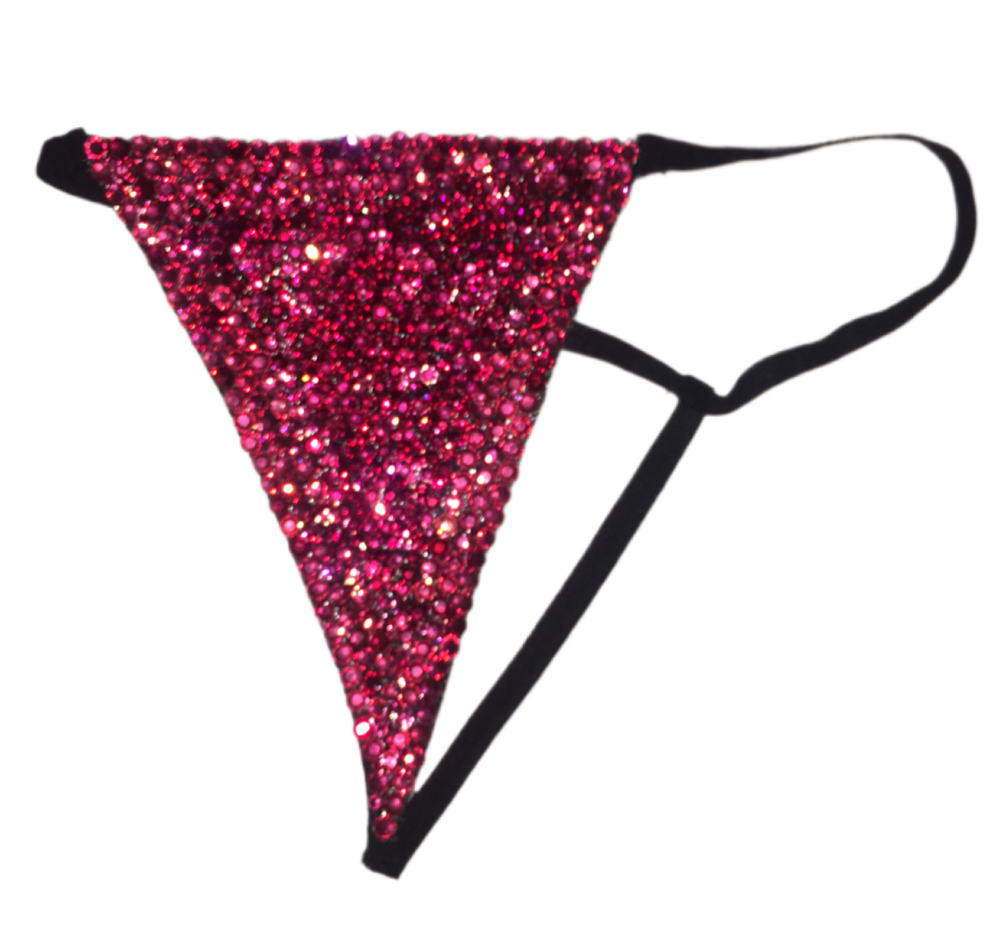 Fuchsia Pink Crystal Rhinestone Pantie