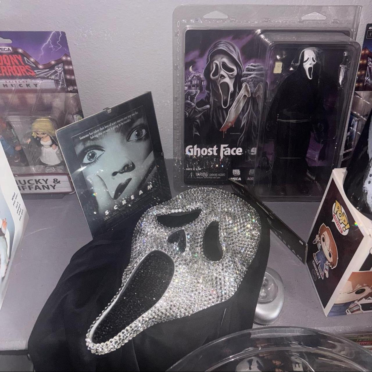 Ghost Face Diamond Luxe Crystal Mask