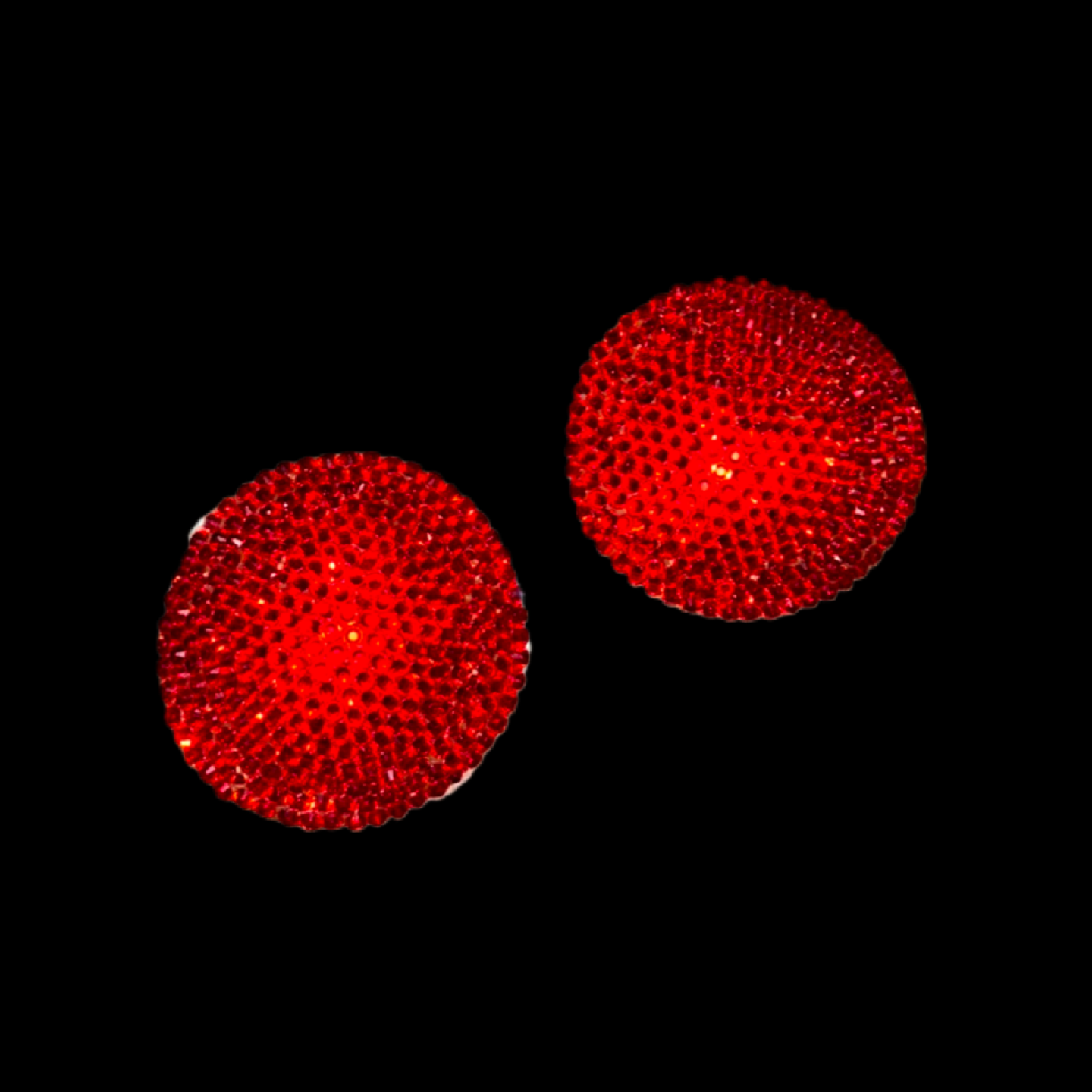 Siam Red Luxe Crystal Pasties