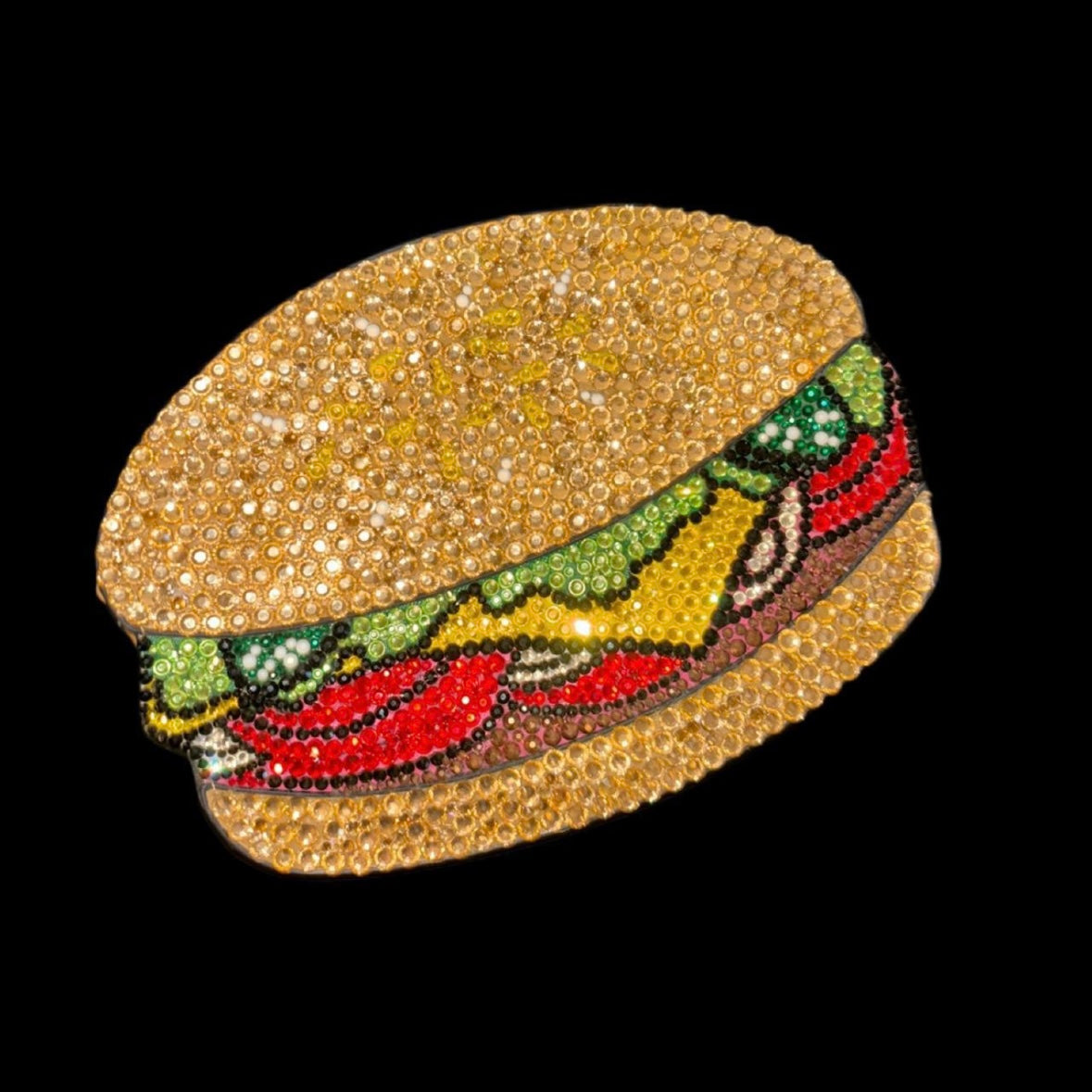 Cheeseburger Crossbody Clutch Bag