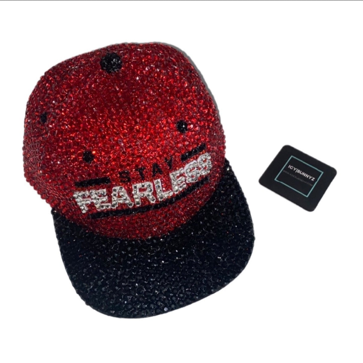 Nikki Bella Stay Fearless Full Rhinestone Hat
