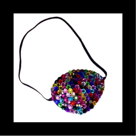 MultiColour Fancy Crystal Eye Patch
